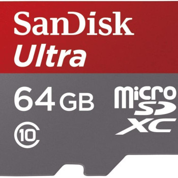 SanDisk Ultra 64GB UHS-I/Class 10 Micro SDXC Memory Card 