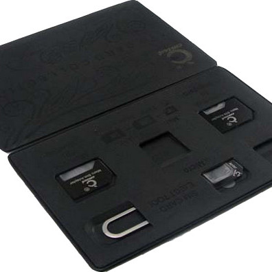 SIM Card Holder Case slim & compact, Credit Card Style