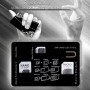 SIM Card Storage Holder with Adapters & Iphone Eject Pin