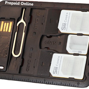 SIM Card Storage Holder with USB Memory Card Reader