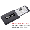 Drawer Design Case Holder For SIM Cards & Memory Cards, Storage Case With 3M Grip Pad Technology 