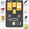 SIM Card Storage Holder with USB Memory Card Reader