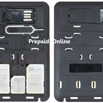 SIM Card Storage Holder with USB Memory Card Reader