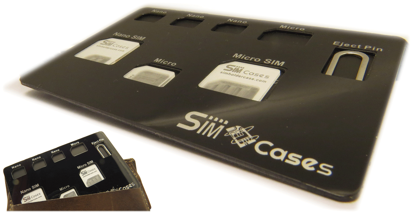 NANO SIM Card Holder Case , storage case for 7 SIM Cards