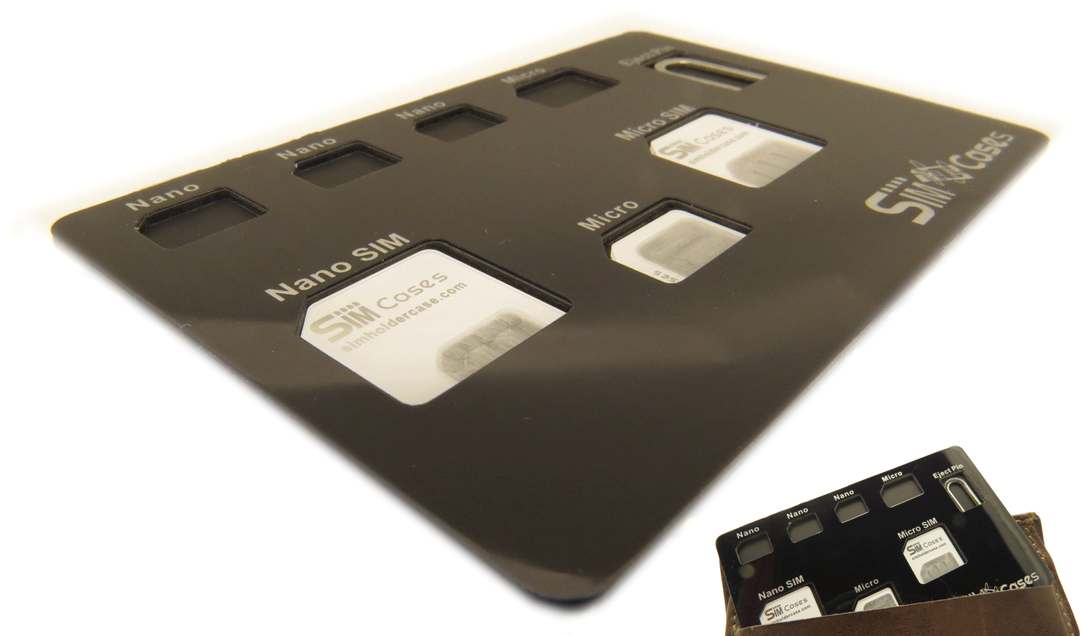NANO SIM Card Holder Case , storage case for 7 SIM Cards